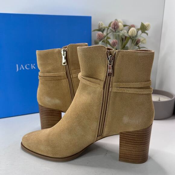 Jack Rogers Booties for Women for sale | eBay Jack Rogers Timber Tassel Suede Leather Bootie Sand 141231BT04 Women\'s 9.5M NWD